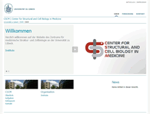 Tablet Screenshot of cscm.uni-luebeck.de