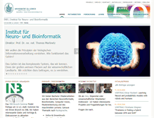 Tablet Screenshot of inb.uni-luebeck.de