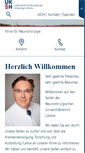 Mobile Screenshot of neurochirurgie.uni-luebeck.de