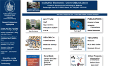 Desktop Screenshot of iobcr.biochem.uni-luebeck.de