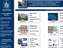 Tablet Screenshot of bsbc.biochem.uni-luebeck.de