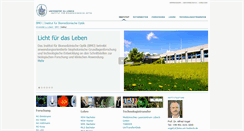 Desktop Screenshot of bmo.uni-luebeck.de